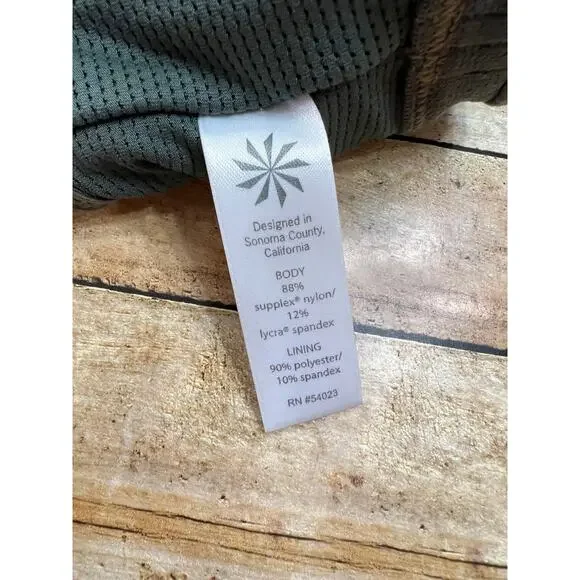 Athleta Full Focus Sports Bra Olive Army Green Size Small - Picture 8 of 9